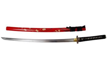 Handmade Cherry Blossom Katana w/ Wood Case F-116